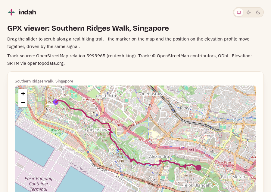 GPX viewer preview